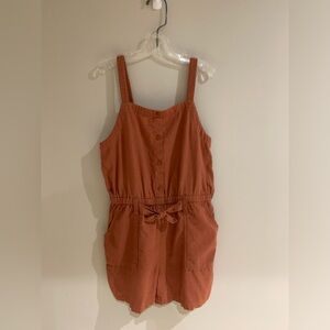 Old Navy Girls Linen Romper Shorts -Size L (10-12)